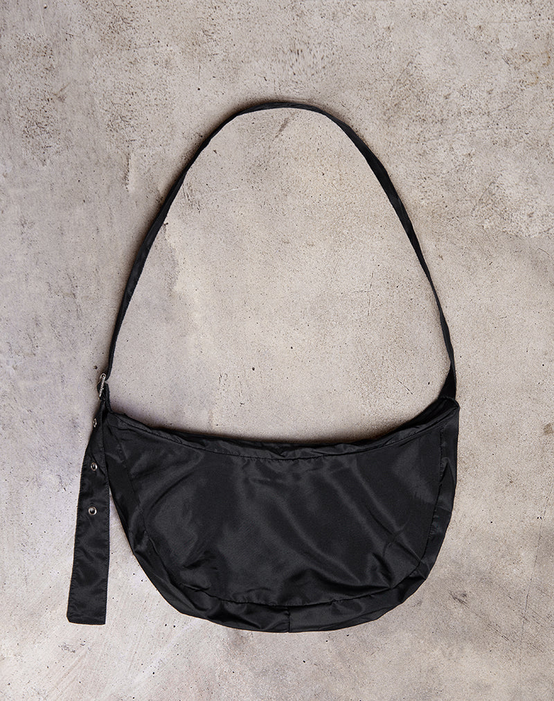 Sacoche Boa en noir avec boucle