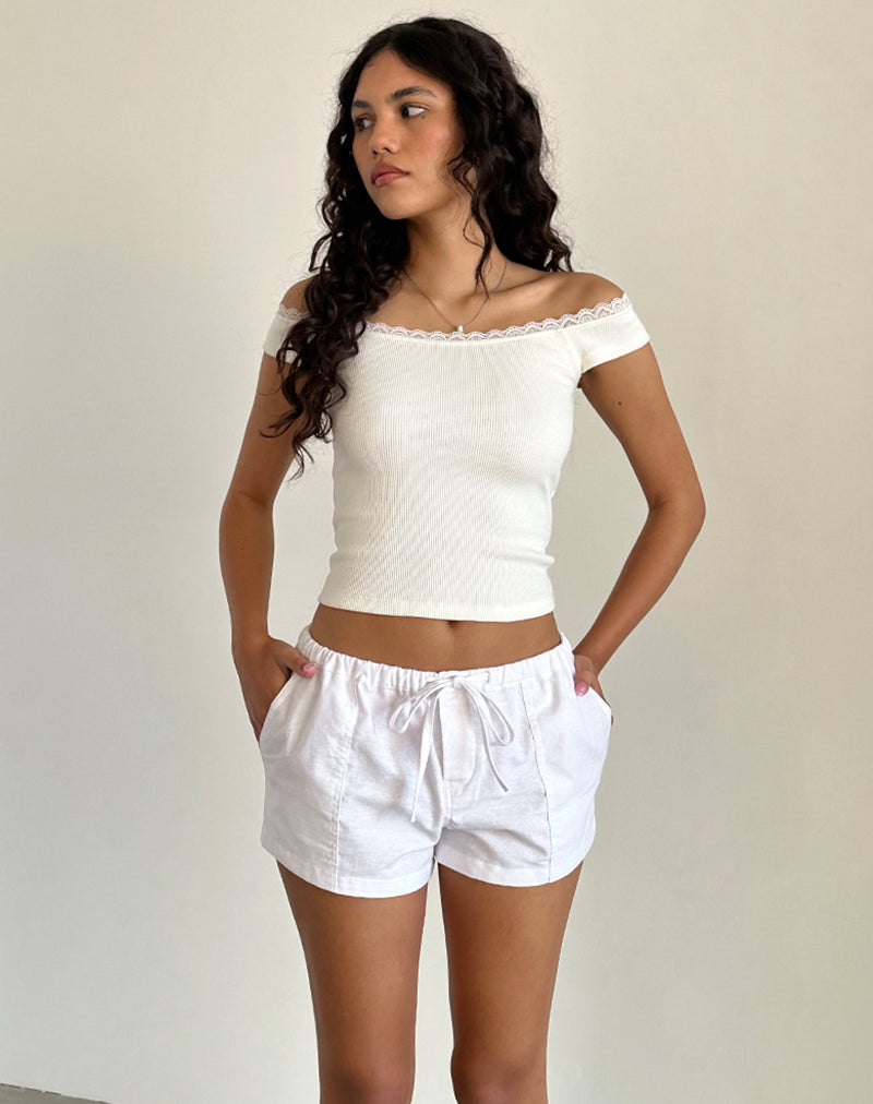Image de Bolaxi Short, Off White Linen