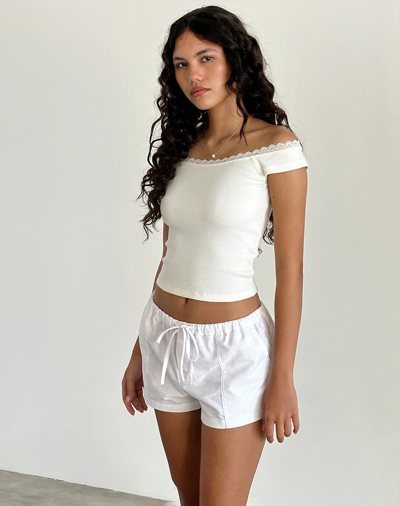 Image de Bolaxi Short, Off White Linen