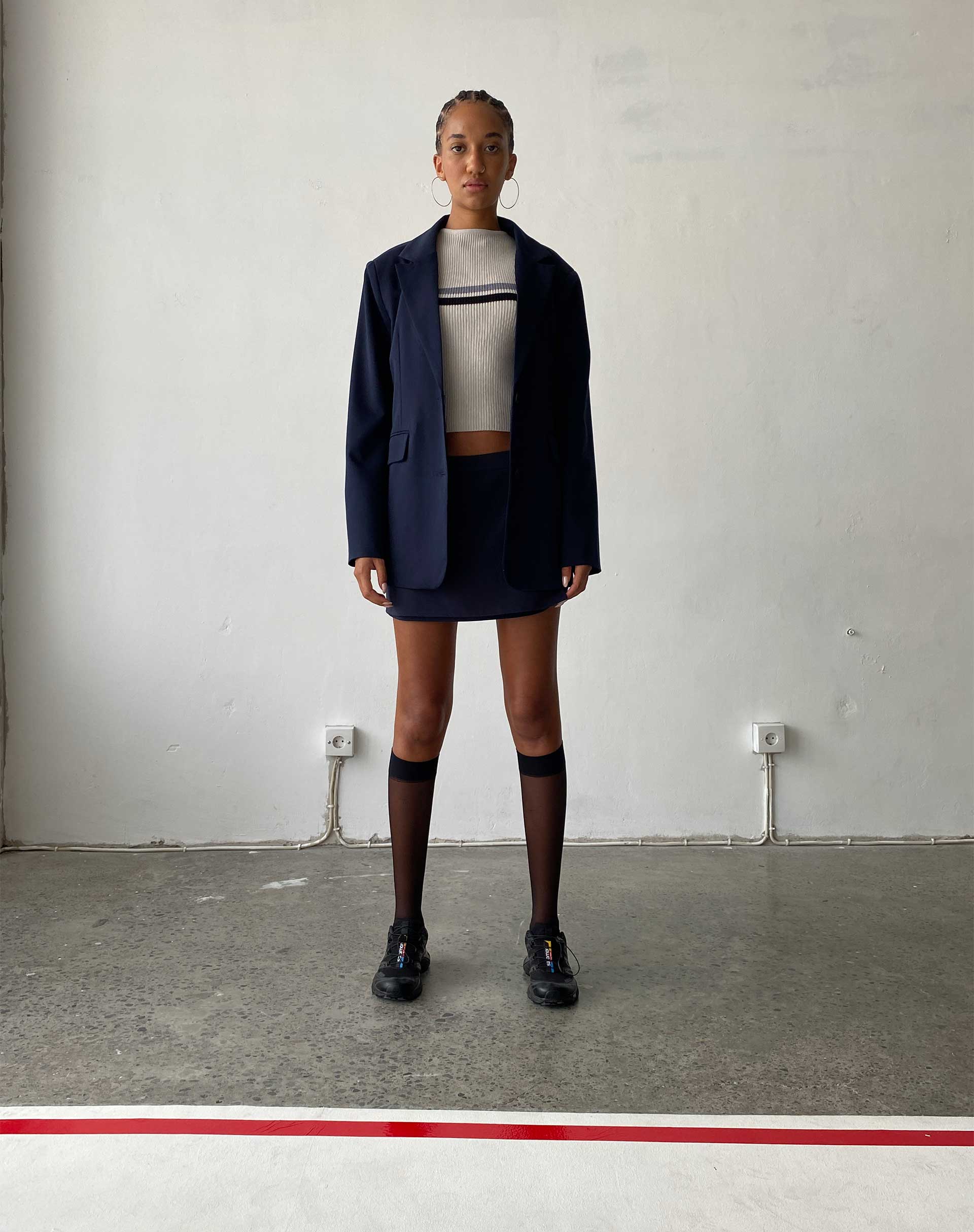 image de Maiwa Blazer en Tailoring Navy
