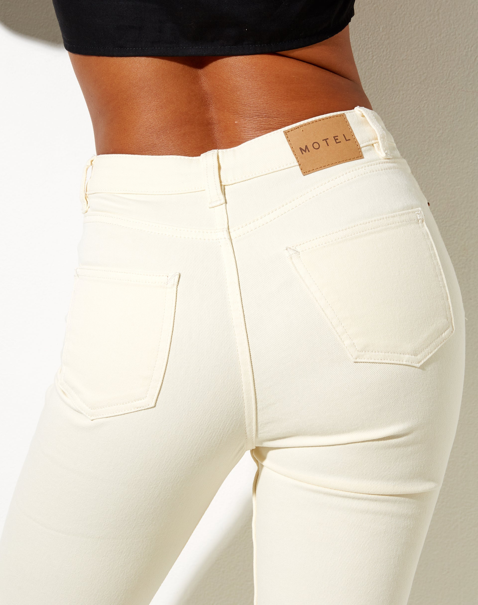 Image de Bootleg Jeans in Buttermilk