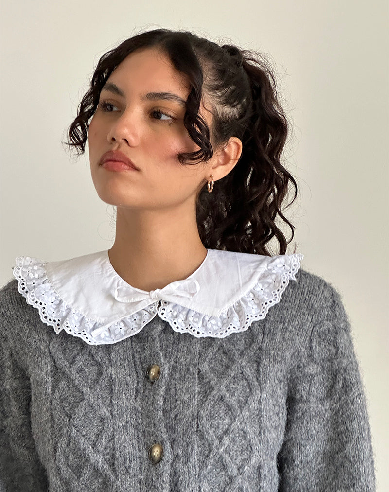 Image de Bossa Collar Top in White