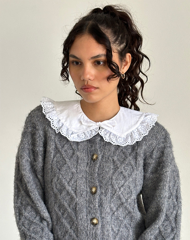 Image de Bossa Collar Top in White