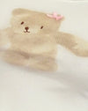 Côte blanche avec motif Teddy