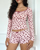 Image de Ritulia Pyjamer Shorts in Floral Fantasy Pink