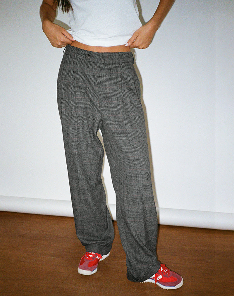 Image de Brayden Trouser in Tailoring Grey Check (pantalon de tailleur à carreaux gris)
