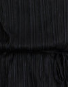 Chiffon Plisse Noir avec Doublure