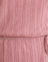 Chiffon Plisse Rose