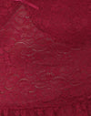  Dentelle rouge foncé