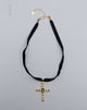 Image du collier ras du cou Brooklyn Cross de Gemini Jewels