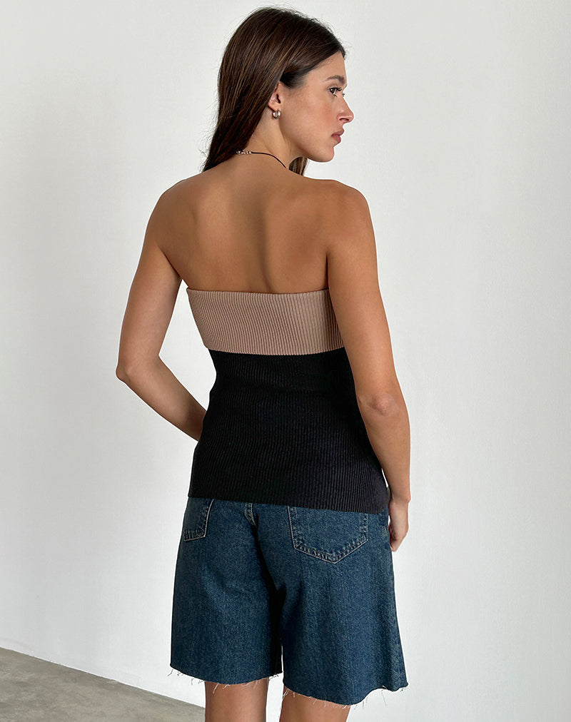 Image de Brylee Tube Top in Knit Black