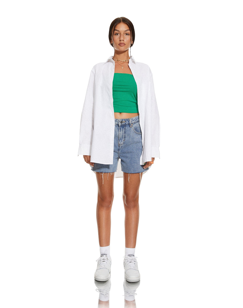 Chemise Janes MOTEL X BARBARA, blanche