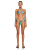 Image de MOTEL X BARBARA Bas de bikini Leyna en palmier tropical