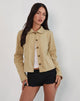 Image de Calva Boxy Jacket in Tan