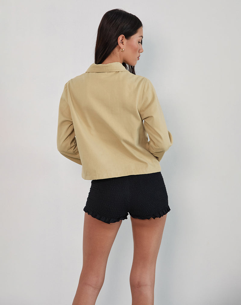 Image de Calva Boxy Jacket in Tan