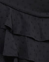 Mousseline Polka Noir