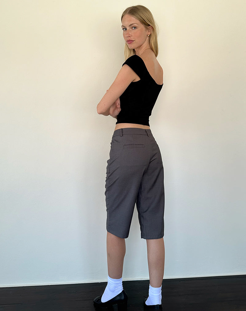 Image de Cania Corset Top in Black Lycra