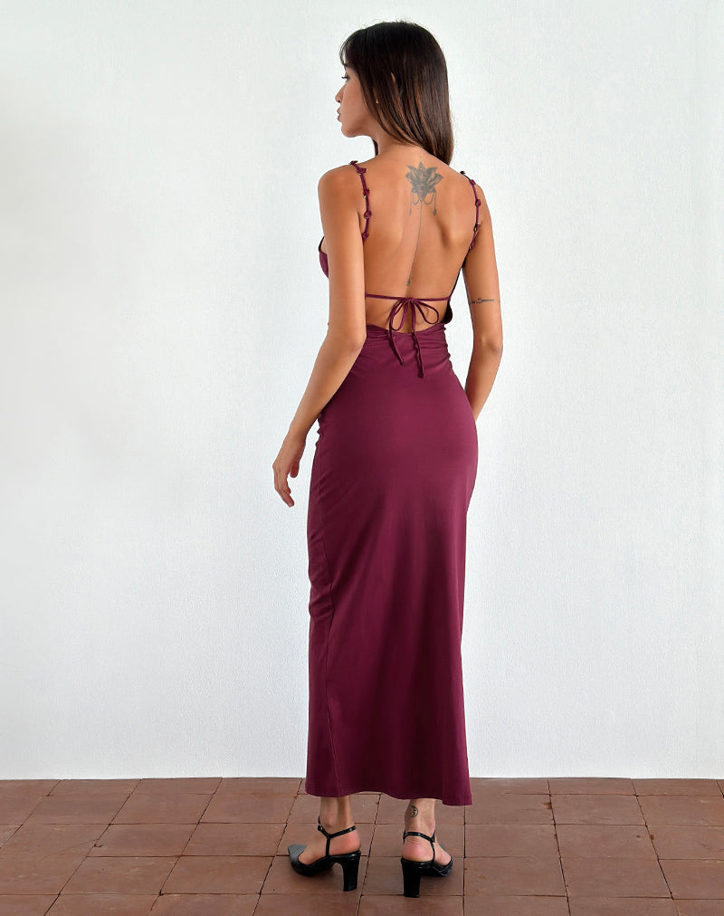 Image de Cantana Maxi Dress in Burgundy