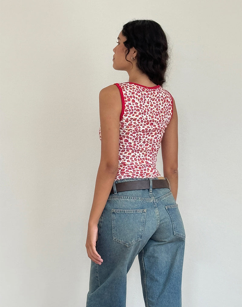 Image de la veste Carili en fraise 2023 Print