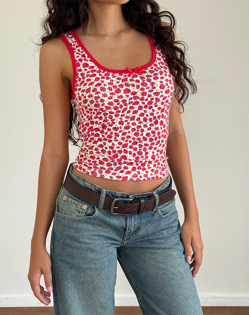 Image de la veste Carili en fraise 2023 Print