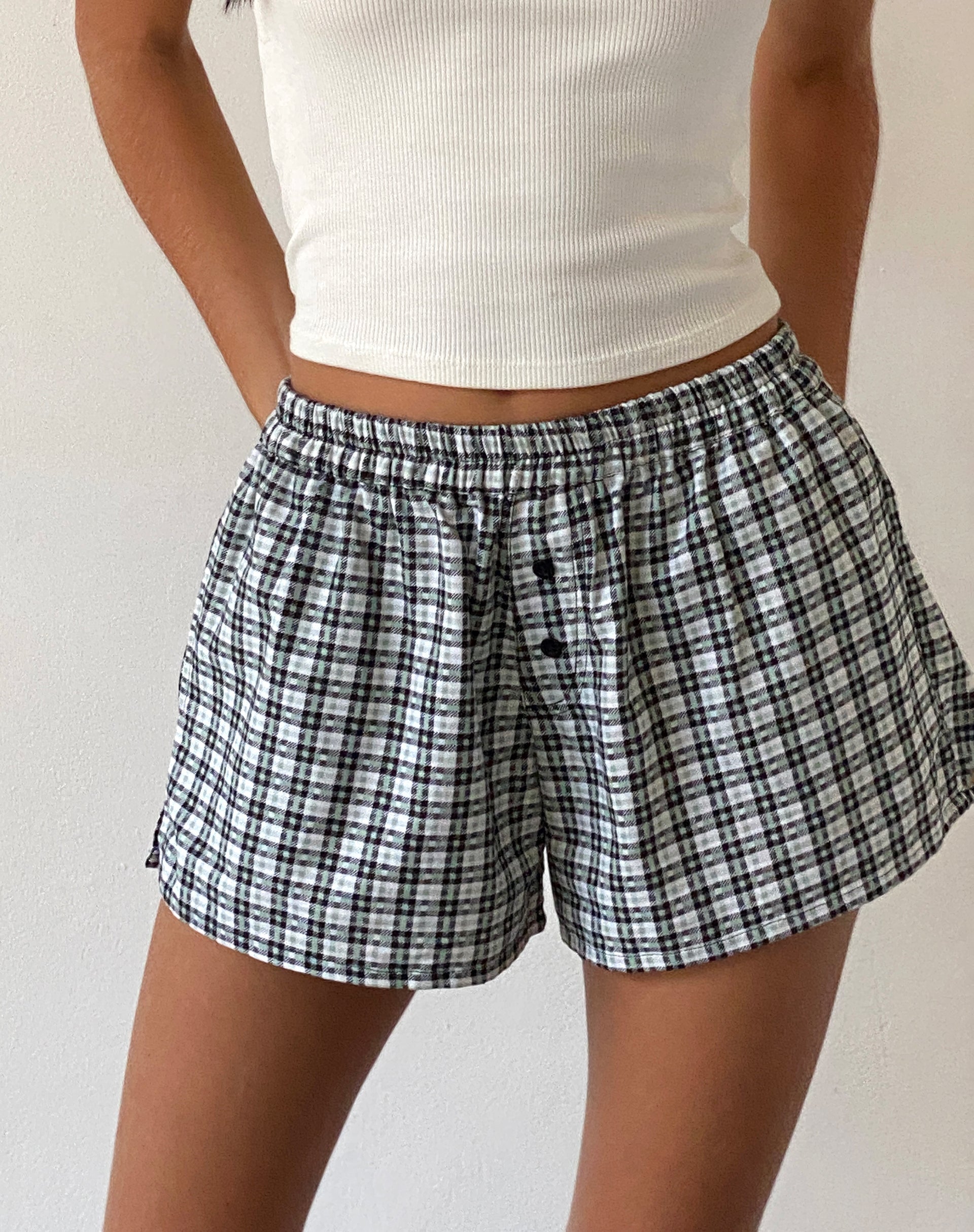 Image de Laboxe Short court en Brandy Check