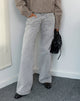 Image de Roomy Extra Wide Low Rise Jeans in Grey Wash