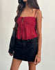 Image de Carmina Cami Top in Mesh Cherry