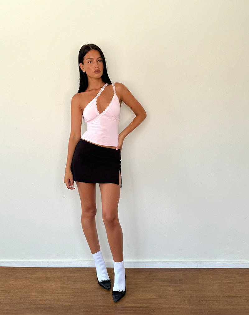 Image de Carolina One Shoulder Top in Pink