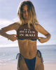 Image de la veste Carter en cacao Slogan It's Better in Bali