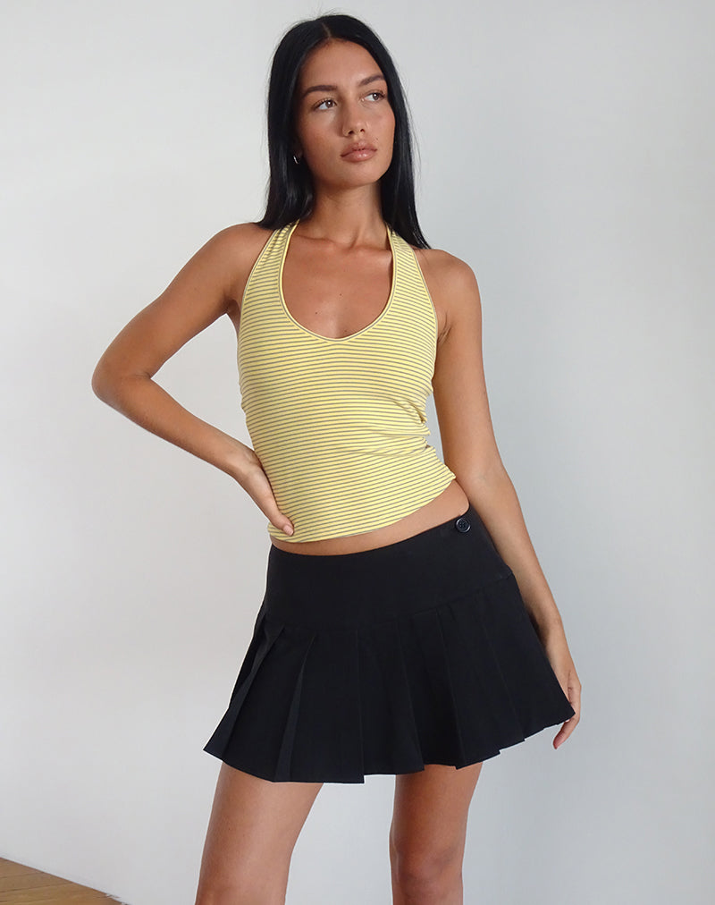 Image de Casini Mini Jupe en Soft Tailoring Noir