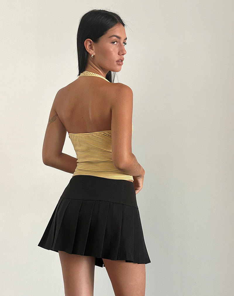 Image de Casini Mini Jupe en Soft Tailoring Noir