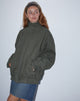 Image de Cavine Bomber Jacket in Burnt Olive