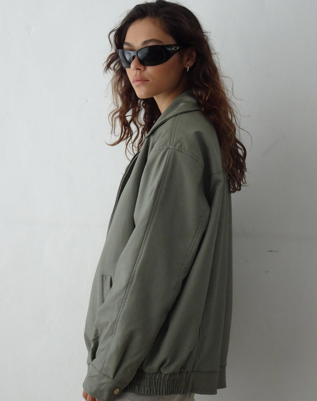 Veste Cavita en PU gris