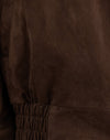Faux daim marron
