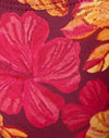 Sketchy Hibiscus Bourgogne