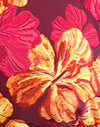 Sketchy Hibiscus Bourgogne