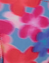 Fleur floue bleu et rose