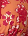 Floral Fun Orange avec reliure contrastée