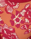 Floral Fun Orange avec reliure contrastée