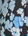 Floral bleu pastel