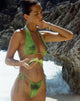 Image de Cerry Bikini Top in Watercolour Green