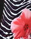 Reliure contrastée Floral Zebra