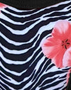 Reliure contrastée Floral Zebra