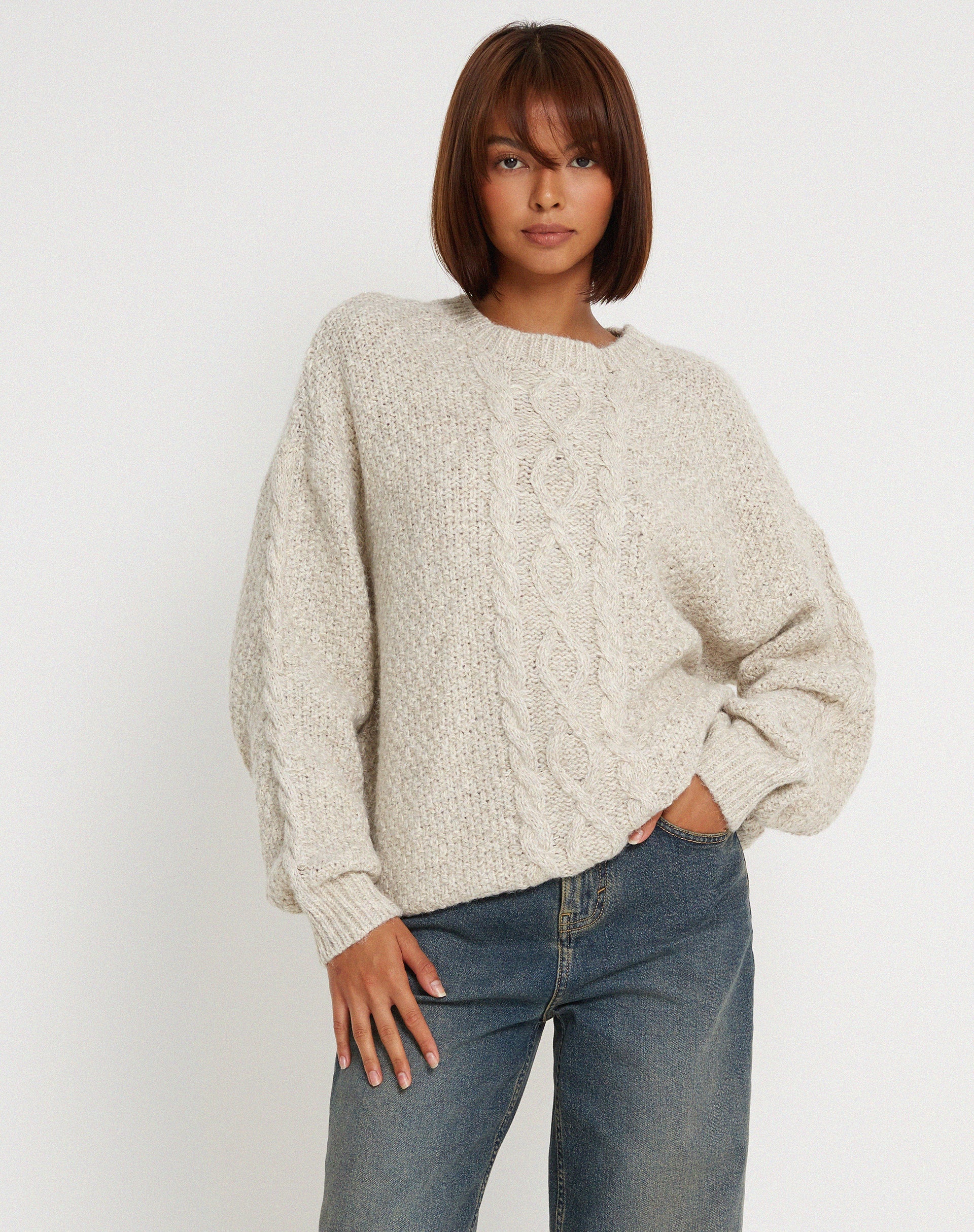 image de Chalih Jumper in Oatmeal