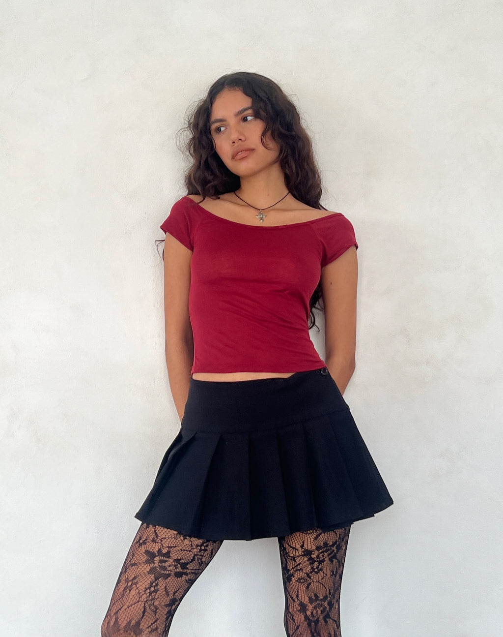Charya - Top asymétrique - Rouge adrénaline