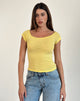 Image de Charya Off Shoulder Top in Lemonade