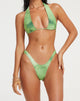 Image de Bas de bikini Farida en vert aquarelle