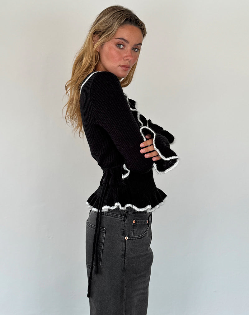 Top Christella en noir