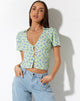 image de Chu Top en Lime Floral