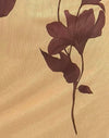Fleur jaune marron